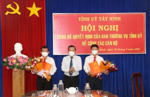 Ông Trương Nhật Quang giữ chức vụ Trưởng Ban Dân vận Tỉnh ủy 