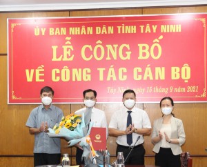 Ông Đoàn Minh Long giữ chức vụ Chánh Văn phòng UBND tỉnh 