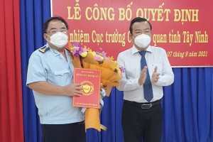 Ông Nguyễn Văn Bổng giữ chức vụ Cục trưởng Cục Hải quan Tây Ninh 