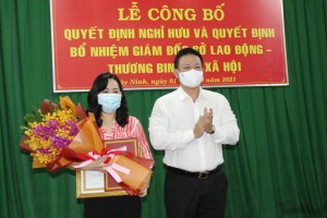 Bà Trương Thị Phương Thảo giữ chức vụ Giám đốc Sở Lao động - Thương binh và Xã hội 