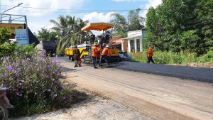 Châu Thành: Cải tạo và nâng cấp tuyến đường huyện 9   