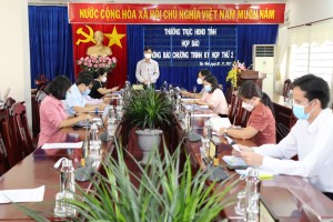 Họp báo thông tin chương trình Kỳ họp thứ 2 HĐND tỉnh, nhiệm kỳ 2021 – 2026 