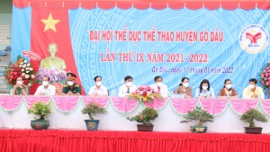 Huyện Gò Dầu khai mạc Đại hội Thể dục thể thao lần thứ IX 