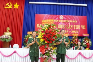 Hội Cựu chiến binh huyện Tân Biên Đại hội đại biểu lần thứ VII nhiệm kỳ 2022- 2027 - Báo Tây Ninh Online