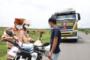 Công an huyện Dương Minh Châu: Lập biên bản trên 450 trường hợp vi phạm trật tự ATGT - Báo Tây Ninh Online