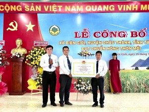 Châu Thành: Công nhận xã Biên Giới đạt chuẩn nông thôn mới - Báo Tây Ninh Online