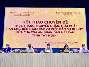 Cần phối hợp chặt trong giải quyết án tranh chấp đất đai - Báo Tây Ninh Online