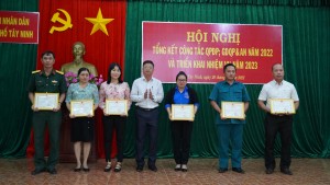 TP. Tây Ninh: Tổng kết công tác quốc phòng địa phương, giáo dục quốc phòng và an ninh năm 2022 - Báo Tây Ninh Online