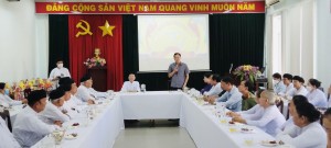 Ban Đại diện Hội thánh Cao Đài Tây Ninh:  Thăm chúc tết lãnh đạo huyện Gò Dầu - Báo Tây Ninh Online