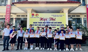 Châu Thành:Hội thi Nghi thức Đội Thiếu niên Tiền phong Hồ Chí Minh, năm học 2022 - 2023 - Báo Tây Ninh Online