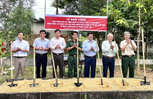 Châu Thành: Khởi công xây dựng nhà bia tưởng niệm 65 cán bộ, chiến sĩ Tiểu đoàn 4, Trung đoàn 2, Sư đoàn 9 - Báo Tây Ninh Online