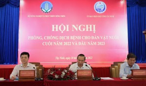 Hội nghị phòng chống dịch bệnh cho đàn vật nuôi năm 2022 và đầu năm 2023 - Báo Tây Ninh Online