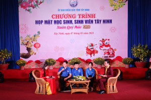Họp mặt học sinh, sinh viên xuân Quý Mão 2023 - Báo Tây Ninh Online
