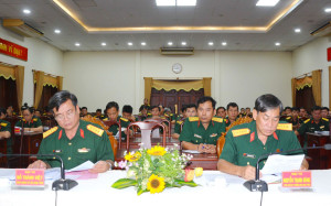 Bộ CHQS tỉnh: Đối thoại dân chủ với cán bộ, quân nhân chuyên nghiệp các cơ quan, đơn vị trực thuộc Bộ CHQS tỉnh - Báo Tây Ninh Online