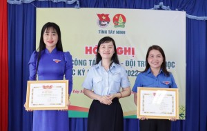 Công tác Đoàn  - Đội trường học nhiều khởi sắc - Báo Tây Ninh Online