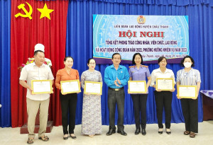 Liên đoàn Lao động huyện Châu Thành: Chăm lo tốt đời sống đoàn viên và người lao động - Báo Tây Ninh Online