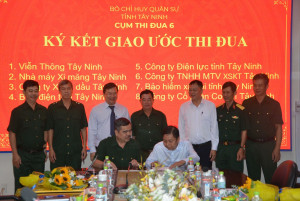 Cụm thi đua 6– Bộ Chỉ huy Quân sự tỉnh:                                    Phát động phong trào thi đua quyết thắng năm 2025