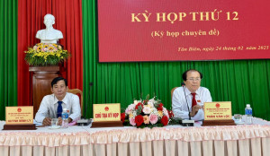 HĐND huyện Tân Biên thông qua Nghị quyết tổ chức lại các cơ quan chuyên môn