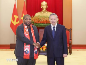 Tổng Bí thư Tô Lâm tiếp Tổng Thư ký Đảng Mặt trận giải phóng Mozambique