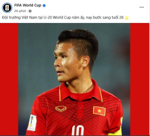 FIFA gửi thông điệp tới Quang Hải
